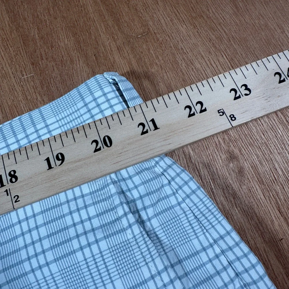 Walter Hagen Golf Shorts Mens 42 Gray Plaid Stretch Performance Flat Front